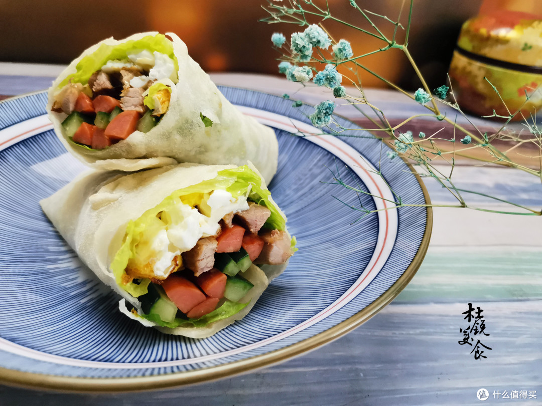 做错总粘锅,美味早餐煎鸡蛋卷饼做法