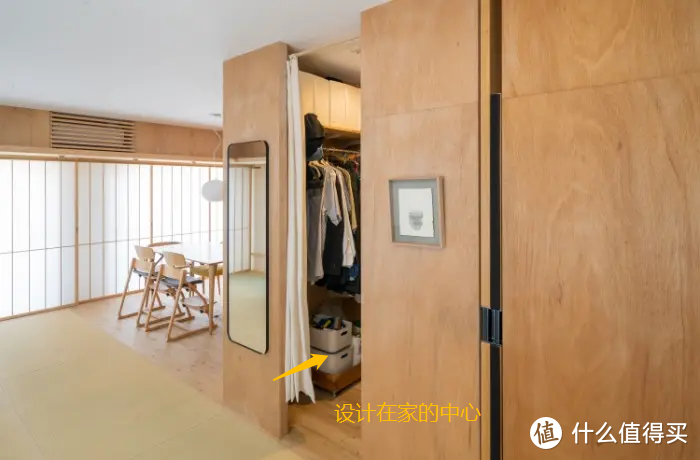 日式住宅的收纳精髓，全在这2平的“去衣柜化”设计里，灵活实用