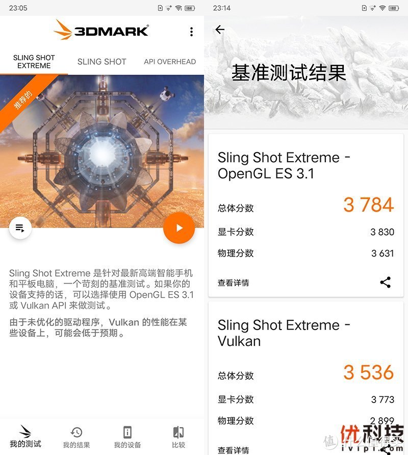 3Dmark SLING SHOT EXTREME测试