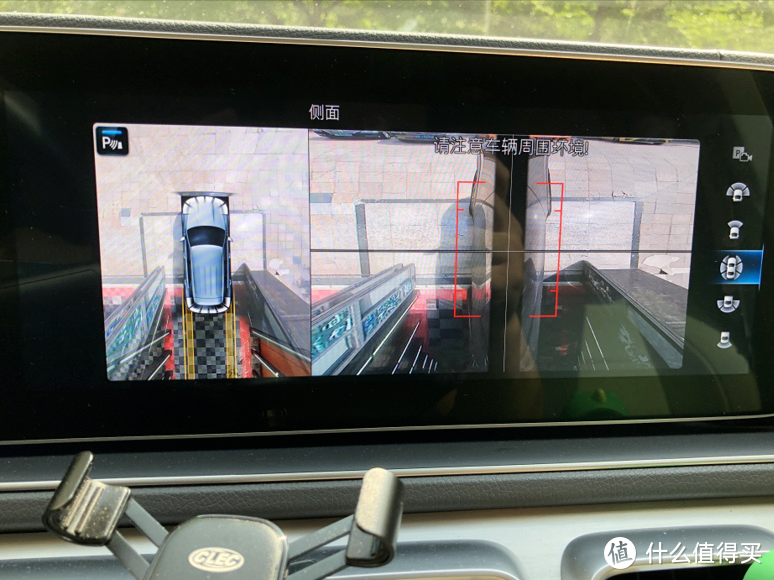 2020款奔驰GLS450升级小柏林之声音响还改装原厂环视360全景影像