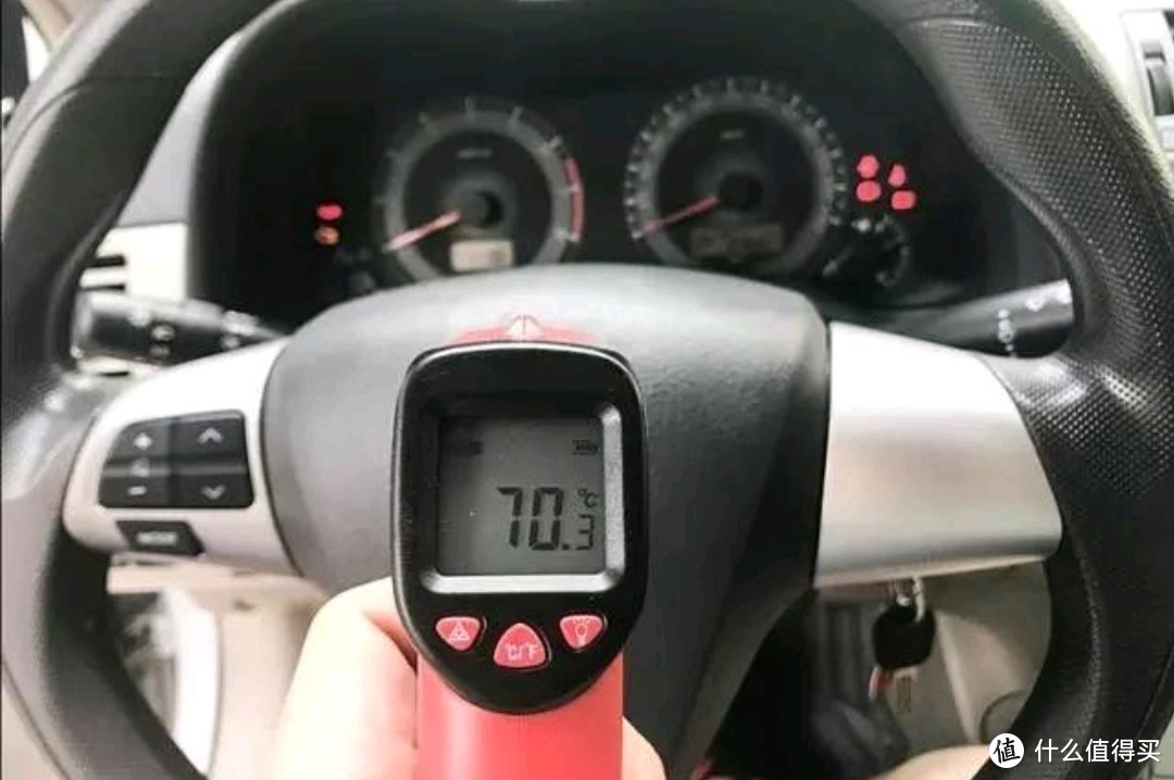 夏天车内温度