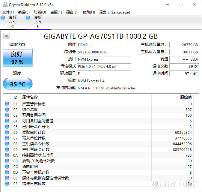 技嘉AORUS Gen4 7000s SSD评测