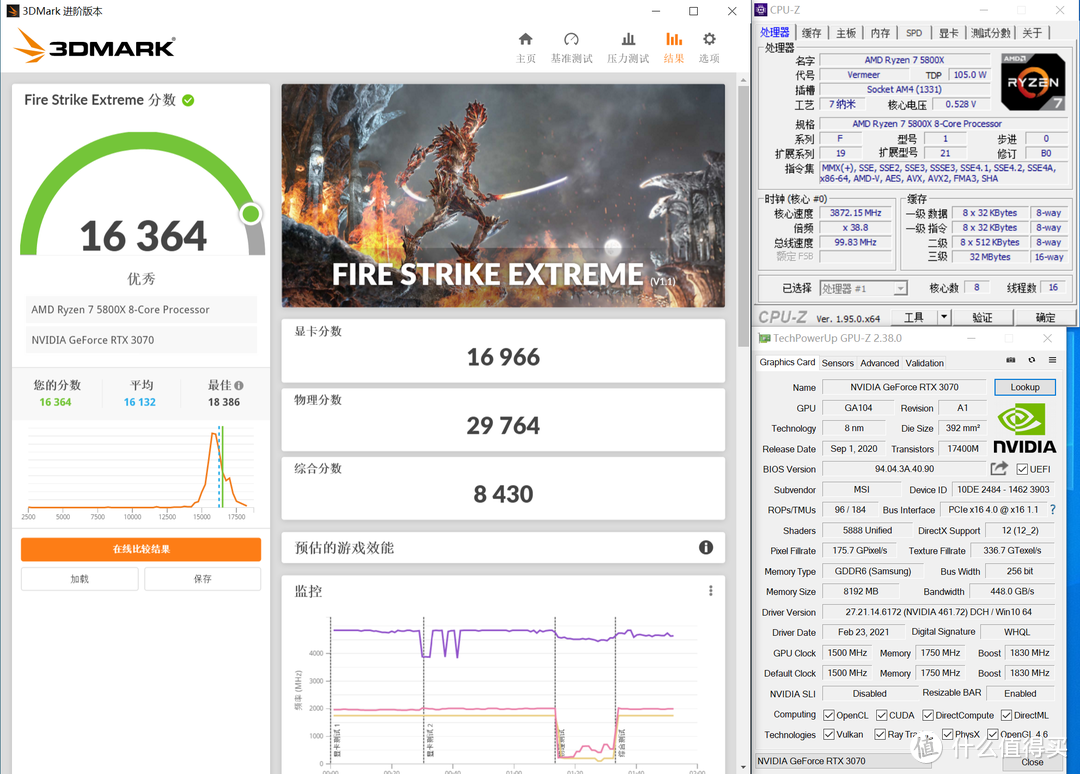 游戏跑得快，挖矿有提升？—铭瑄B550M与微星RTX3070魔龙实测NV之SAM技术！