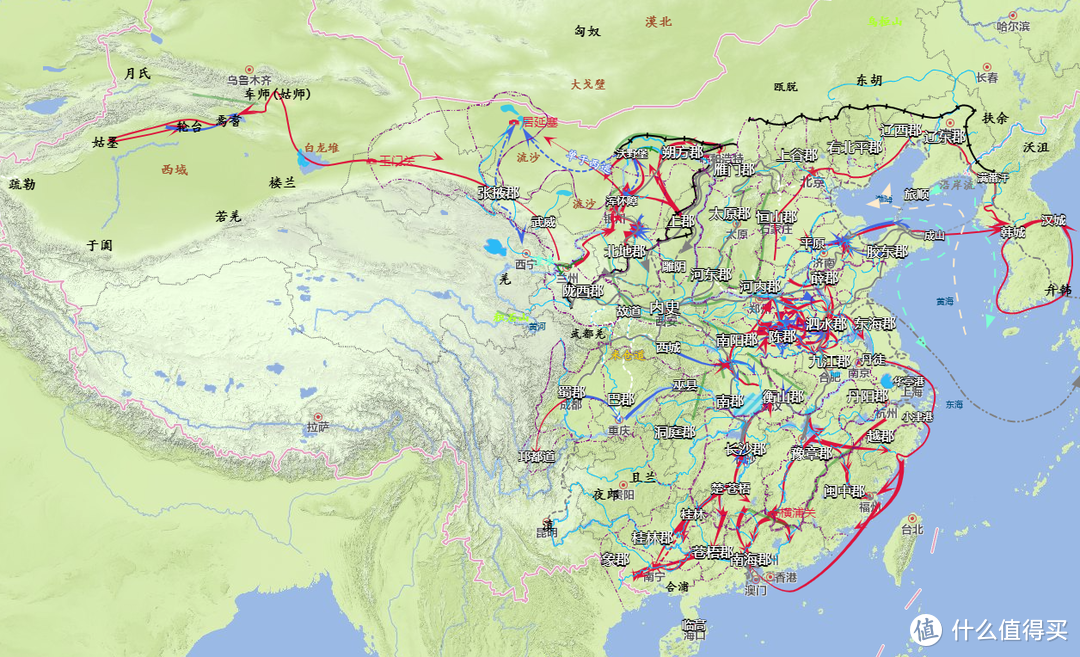 ▲《秦吏》地图