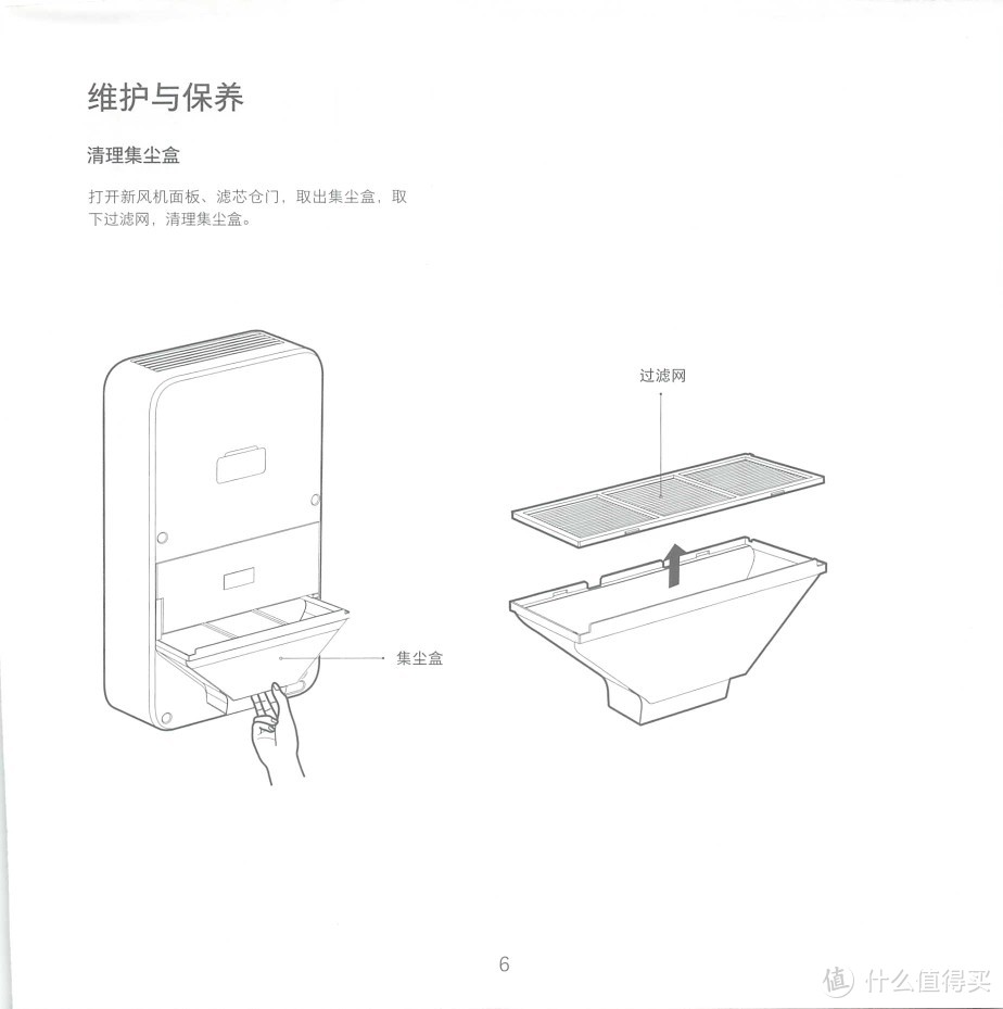 小米新风80空气净化器（含说明书）米家 新风系统新风机C1 家用除甲醛