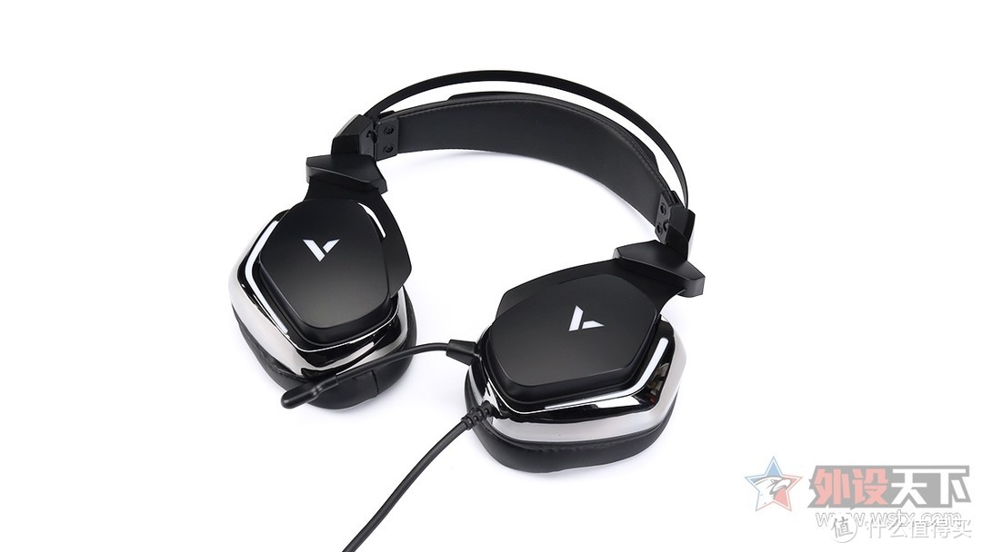 雷柏VH710虚拟7.1声道RGB线控游戏耳机评测