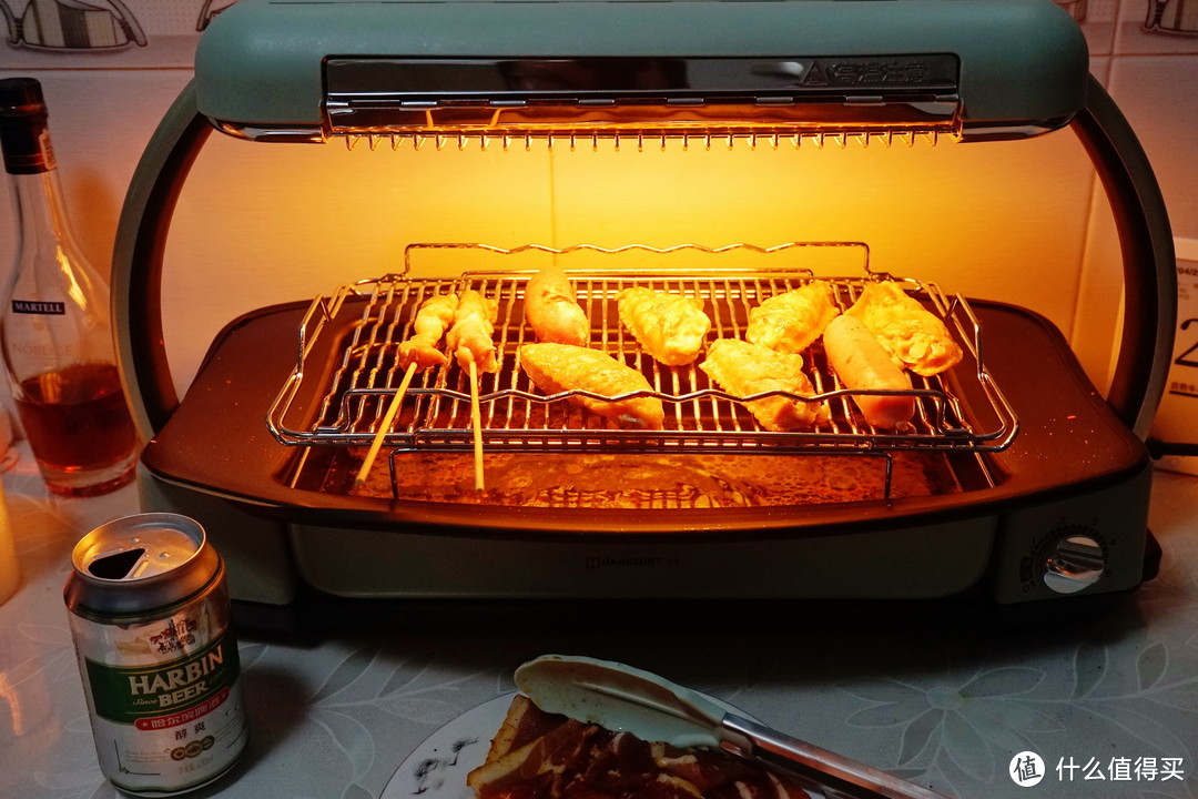 家中围桌吃的不只火锅，还可以有烧烤：海氏 V6 无烟快烤炉体验分享