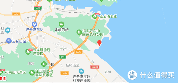 海上云台山位置图