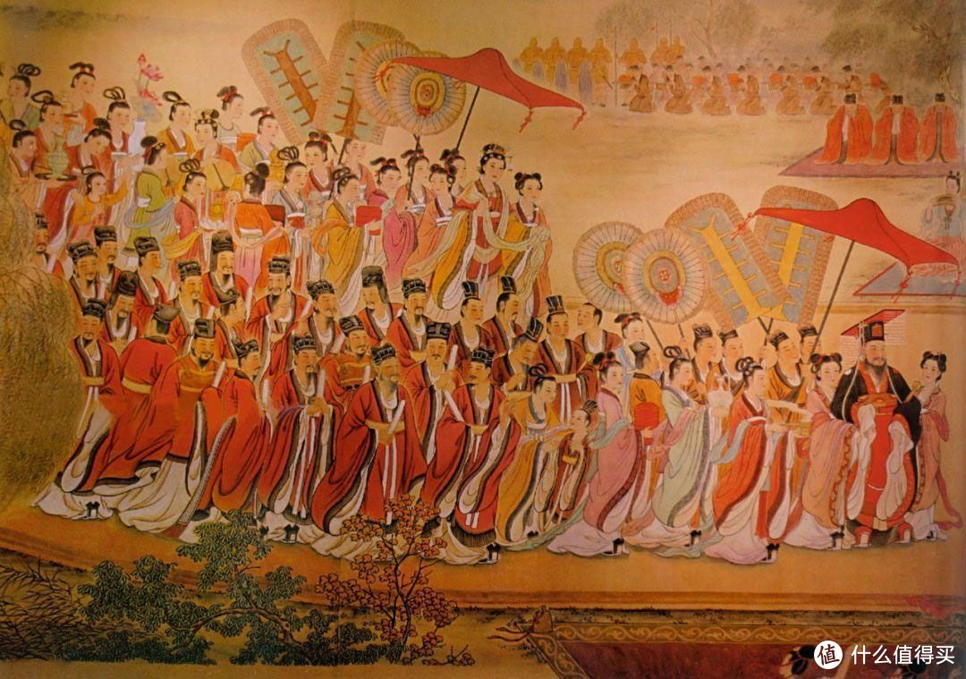 《隋炀帝东幸图》，现藏于扬州博物馆。