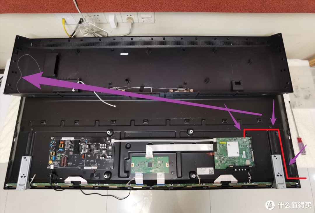 【小米4A65寸电视拆机修主板】用官方10%的费用，搞定小米的破事