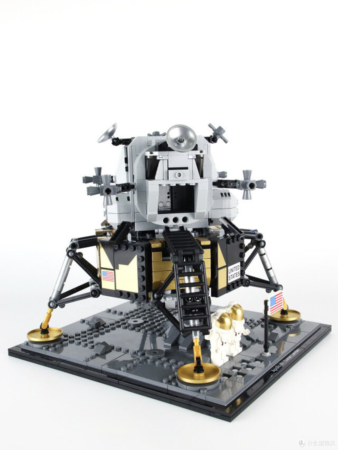 还原人类的首次登月乐高10266nasa阿波罗11号登月舱