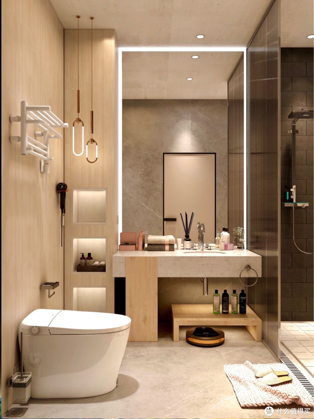 ​小清新浴室丨智能马桶提升我的生活幸福感