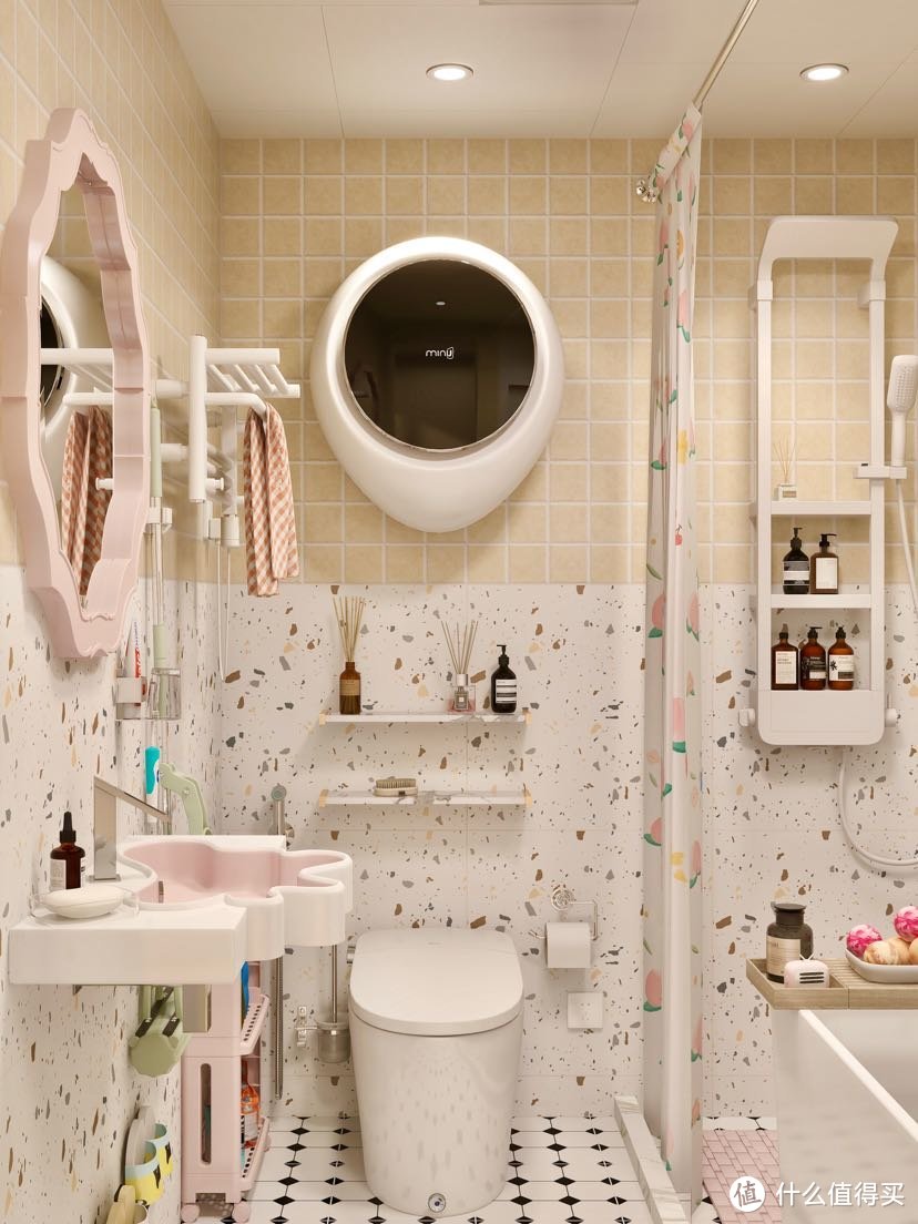 温馨的浴室小天地✨🌈五脏俱全