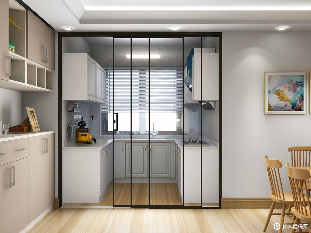 干饭人,有了这样的厨房推拉门,干饭才是人上人!