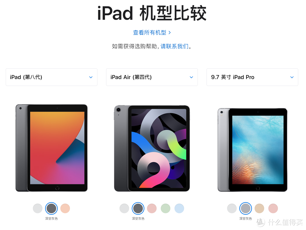 直接对比今年新出的中低端iPad