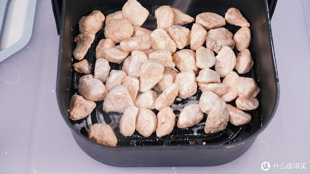 用空气炸锅炸杏鲍菇，口感特别像吃肉