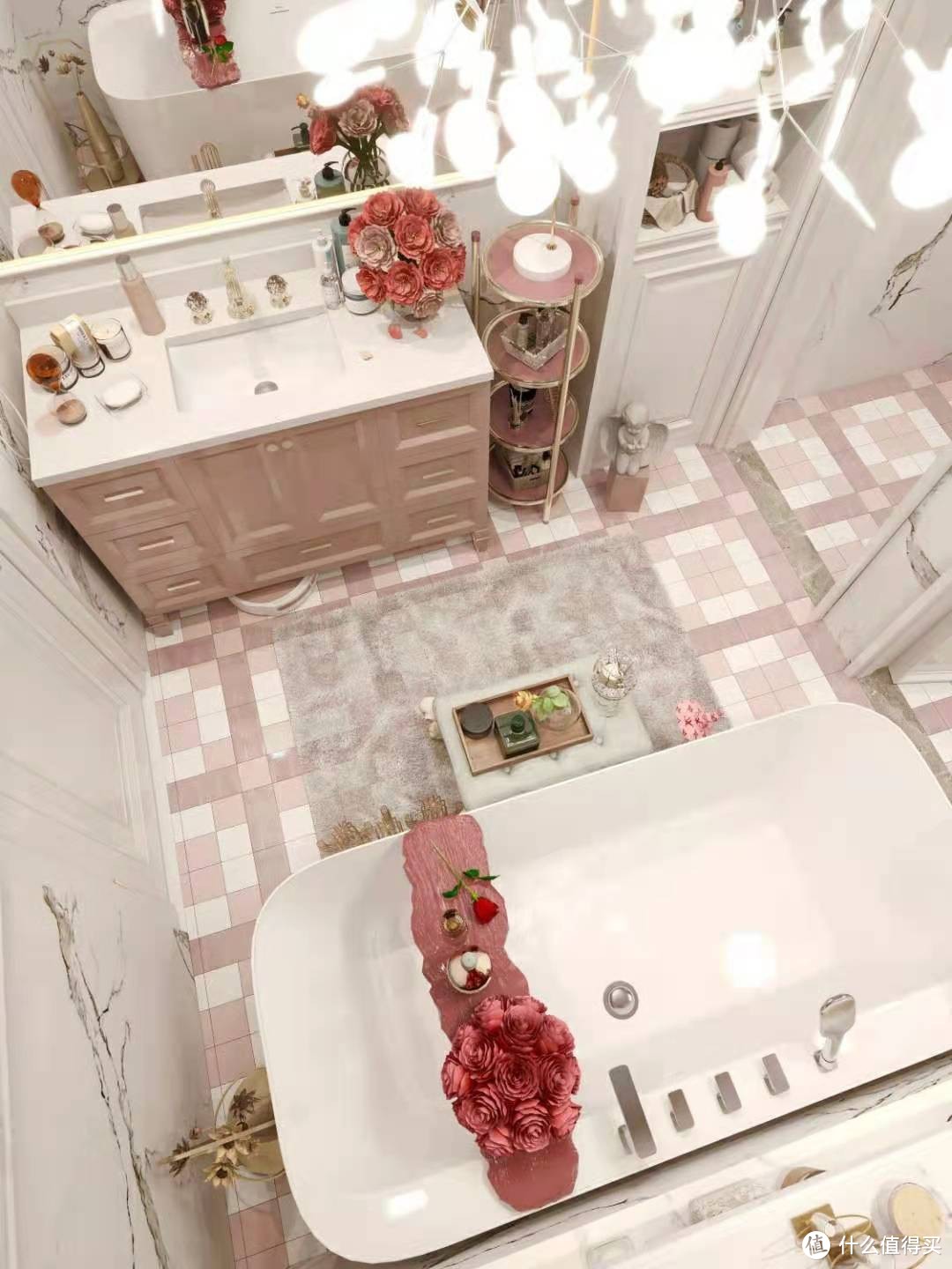 绝美法式复古浴室 | 卫浴好物多到数不过来！！