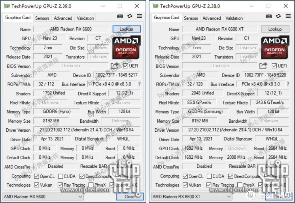 AMD RX6600系列新卡规格首曝，或将于6月初发布。