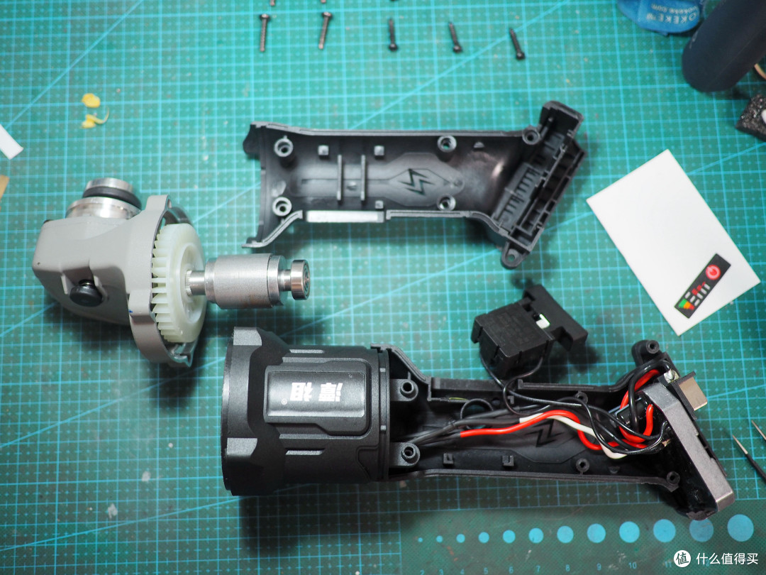 65的潭祖无刷锂电角磨机拆解