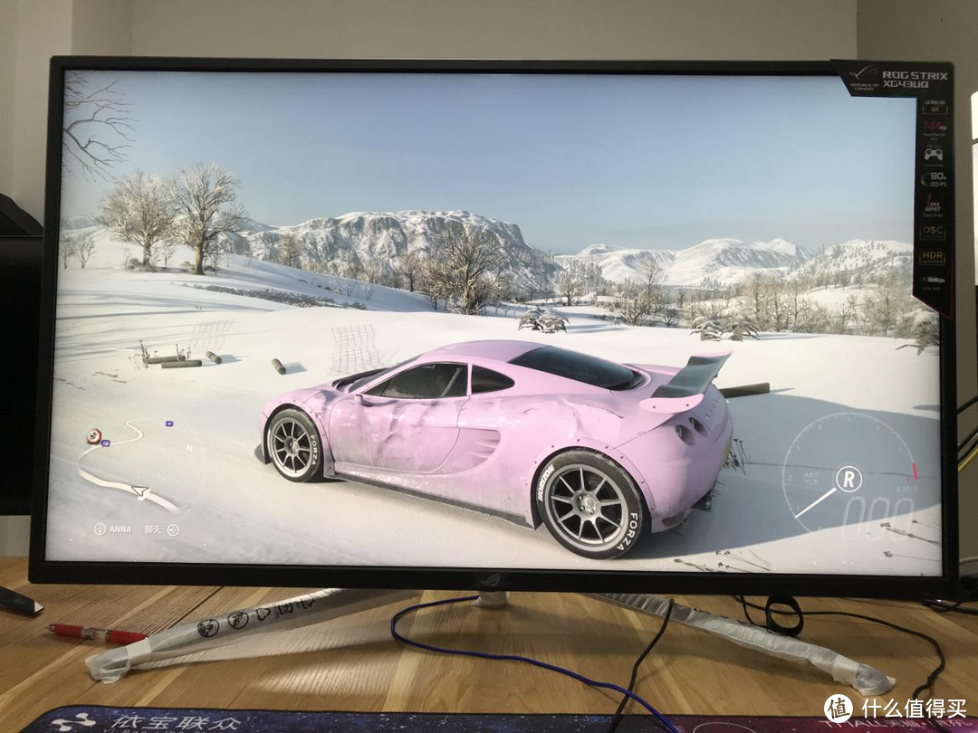 华硕 XG43UQ 4K 144Hz HDR1000 HDMI2.1 开箱体验！