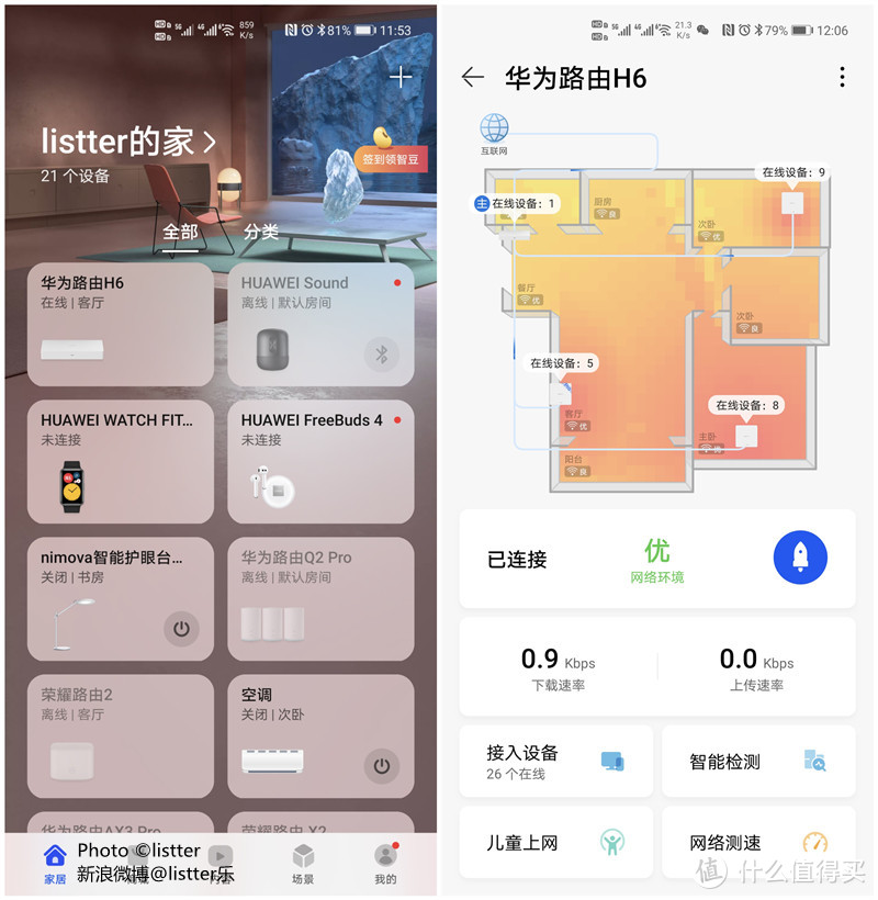 华为路由H6测评：五星级组网体验，超大户型全屋千兆WiFi6+无死角