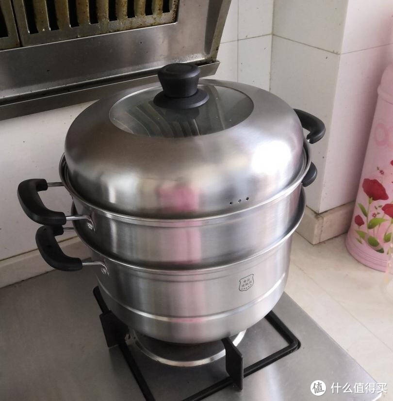 蒸煮炖焖涮一锅多用，美的双层蒸锅评测