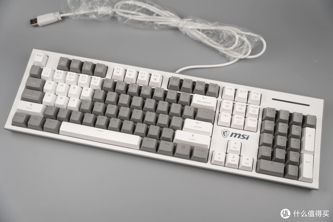 我的新外设—微星GK50Z PIXEL 60度灰青轴键盘使用体验！