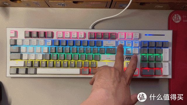 我的新外设—微星GK50Z PIXEL 60度灰青轴键盘使用体验！