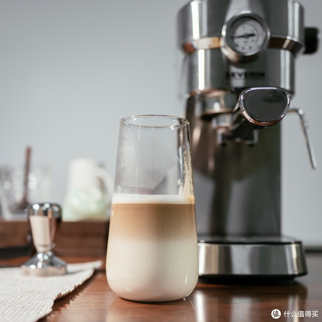 第一次做的实验，咖啡成功和牛奶分层了
