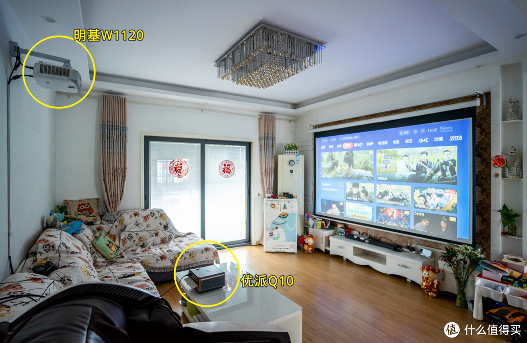 家用4K投影仪优选：优派 Q10 智能家庭影院投影机 体验测评！