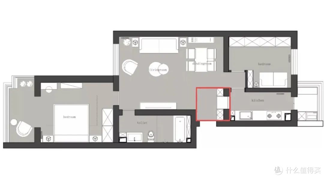 最像豪宅的75m²，一室三用0杂物，卫生间比我家还精致！