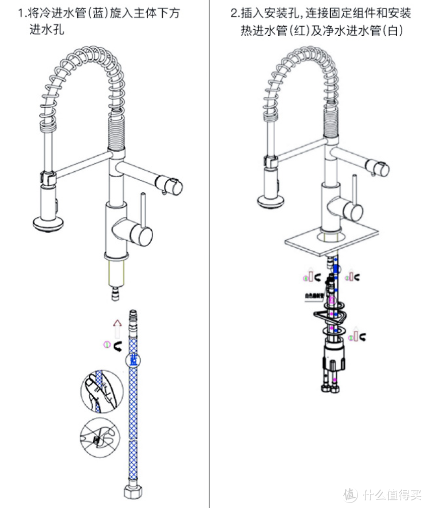 净水龙头二合一，一个龙头搞定厨房用水：水鹿小双厨房龙头安装使用体验