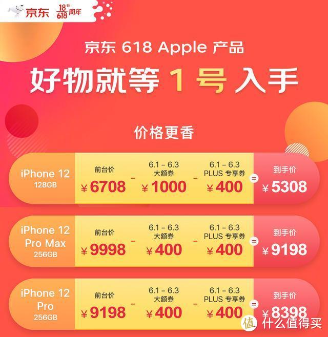 iPhone12系列618促销汇总：最高直降1611元，现在可以购买了