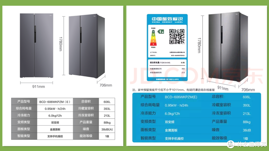 介绍几个快速判断冰箱值不值得买的参数——618两千档冰箱挑选实操