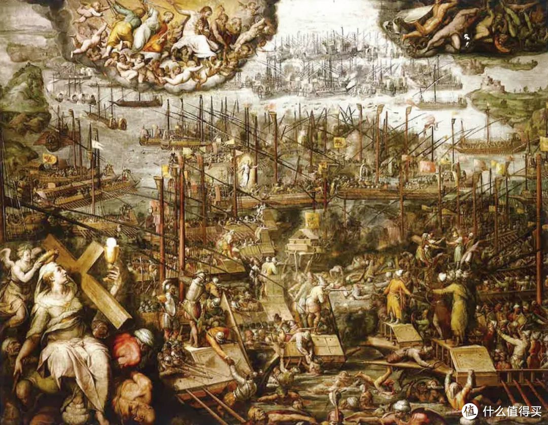 1572年瓦萨里的作品《勒班陀战役》