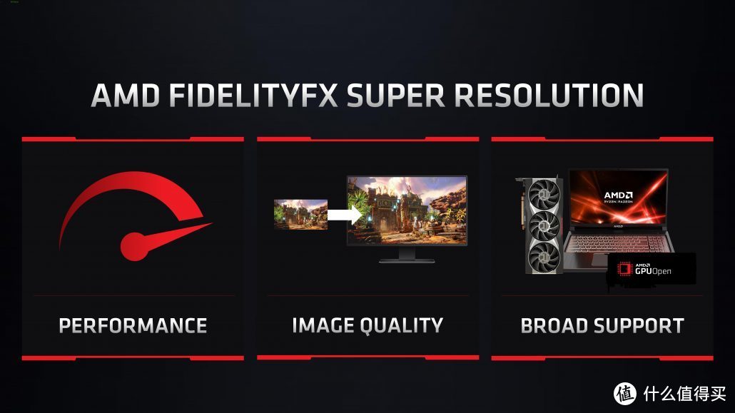 AMD 发布 FSR 技术，对标NVIDIA DLSS，最高性能可提升206%