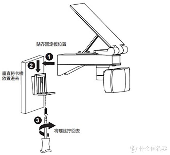 太阳能人体感应灯安装步骤：安装太阳能人体感应灯灯体