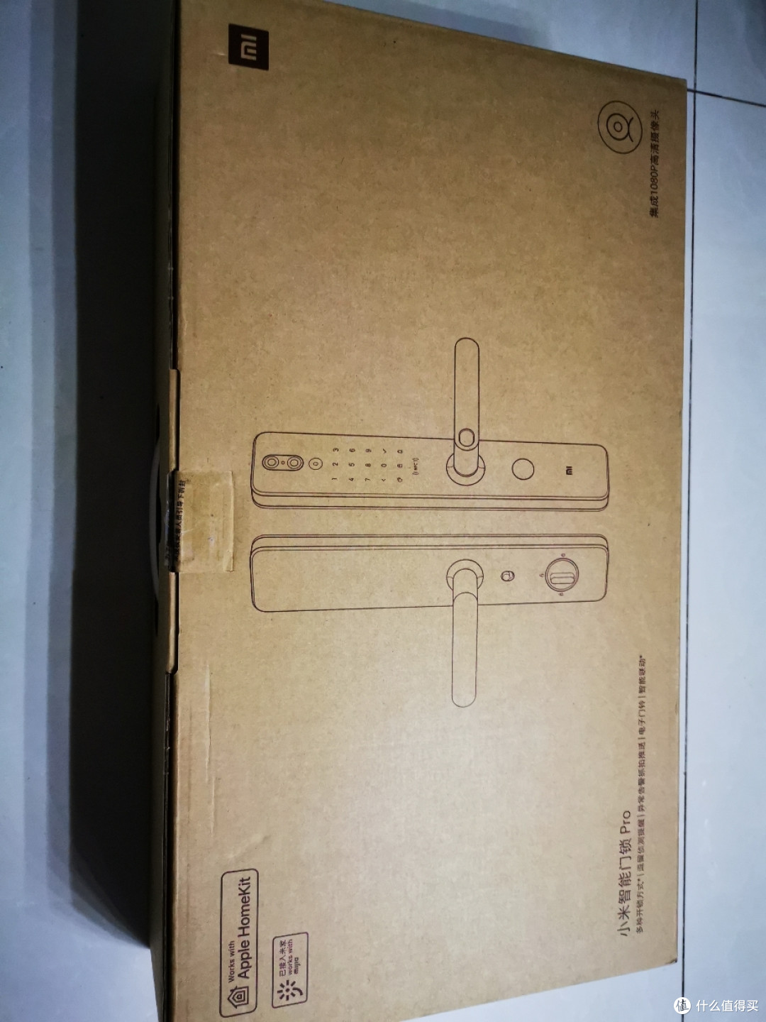 小米智能门锁外包装