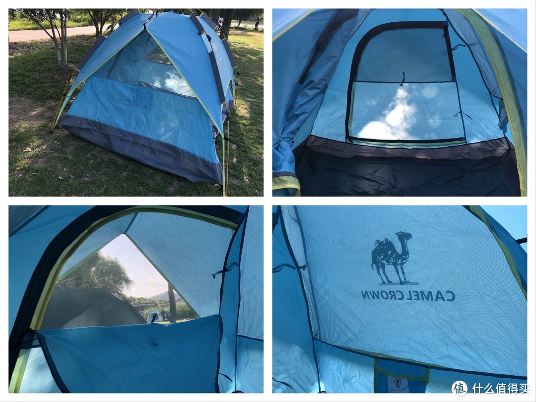 亲子游户外露营好帮手——骆驼自动速开双层帐篷