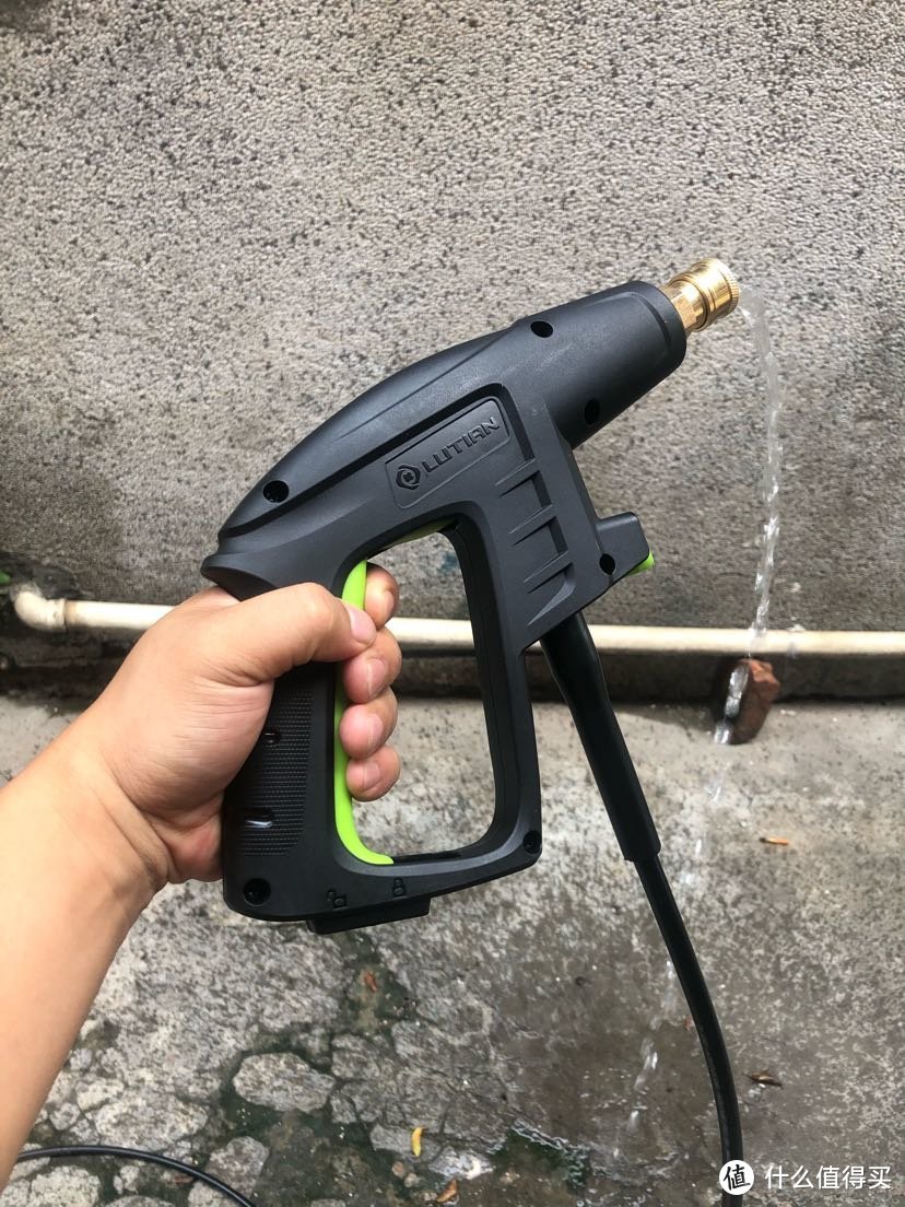 开箱一台119的绿田1200w机器额定压力65barpa冲水全都有