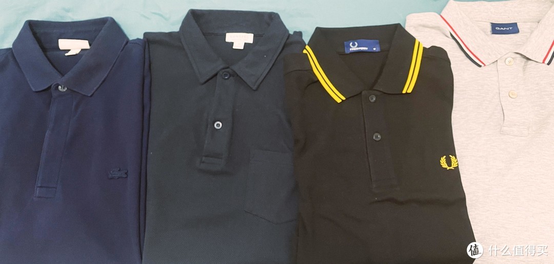 新入的sunspel的 Riviera polo，和lacoste、fred perry等对比