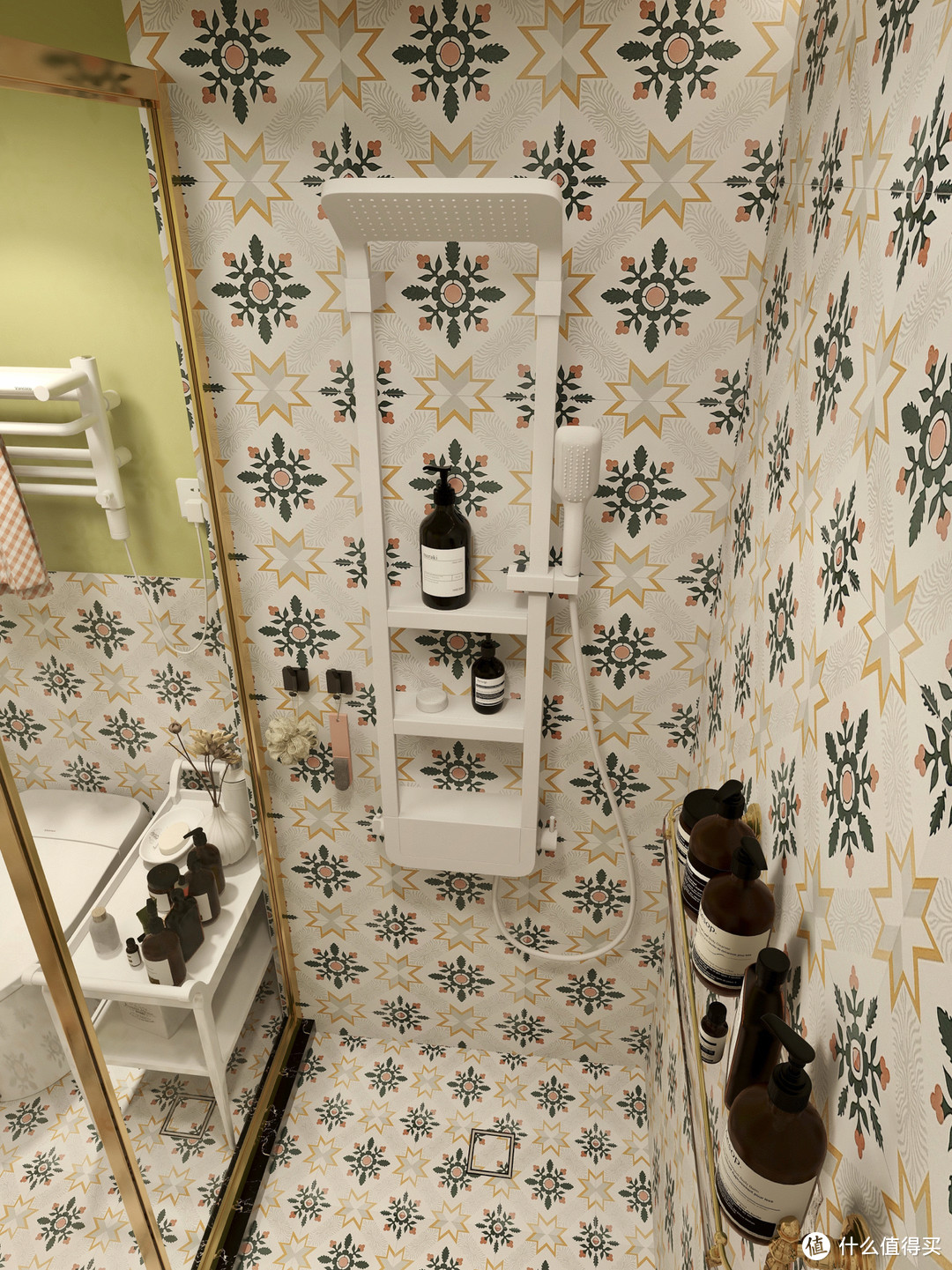 浴室装修设计，悬挂式浴室柜，颜值和实用性并存！