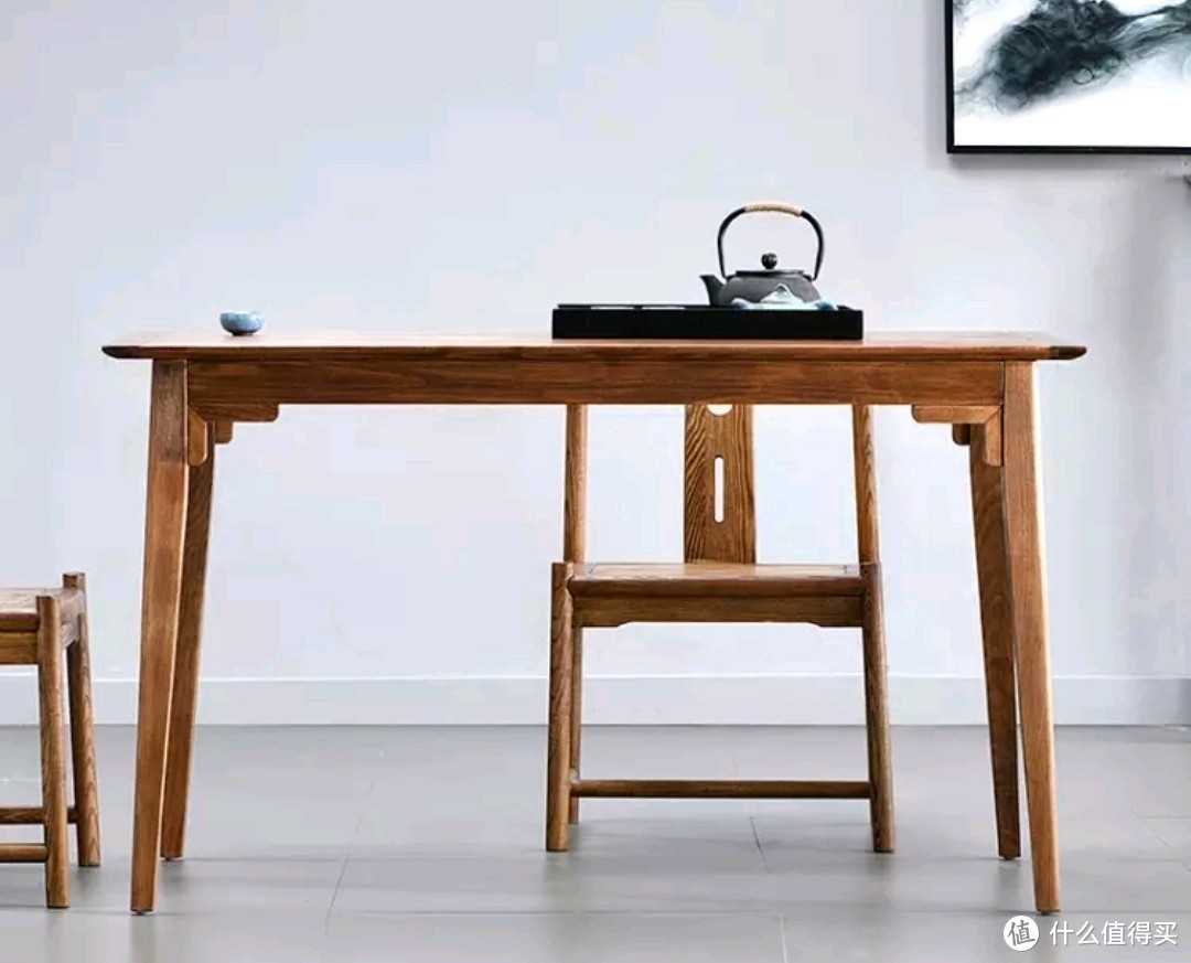 榉木中式餐桌