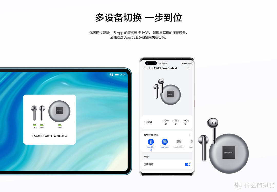 舒适与降噪同在，华为freebuds4简单开箱体验