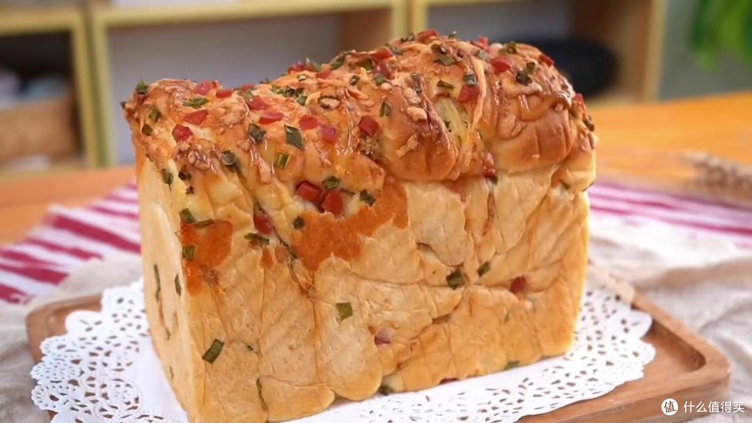葱香肉松咸味吐司香葱肉松吐司怎么做 什么值得买
