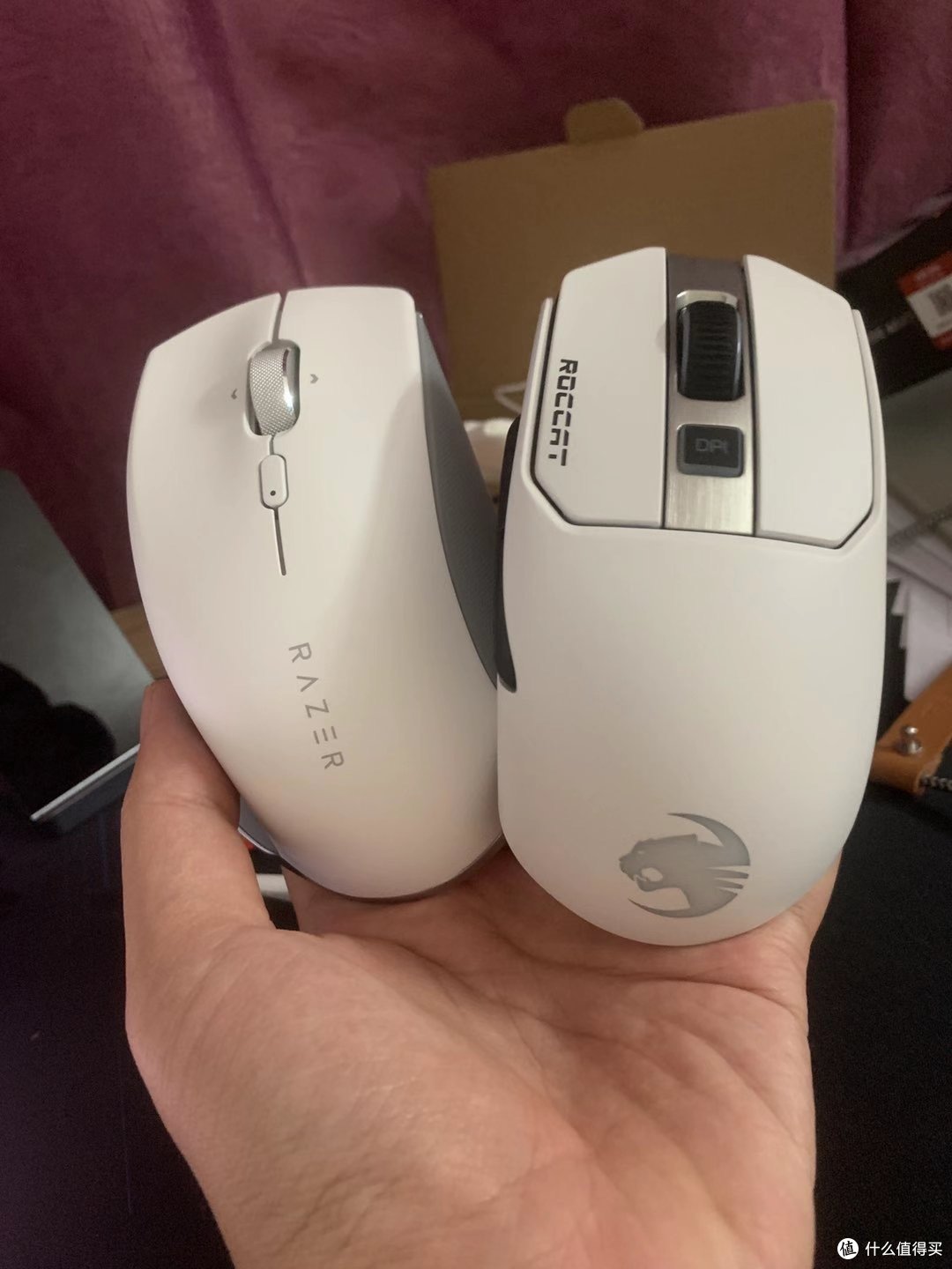 曾经着迷于白色外设的买的两个白色无线鼠，都不推荐购买