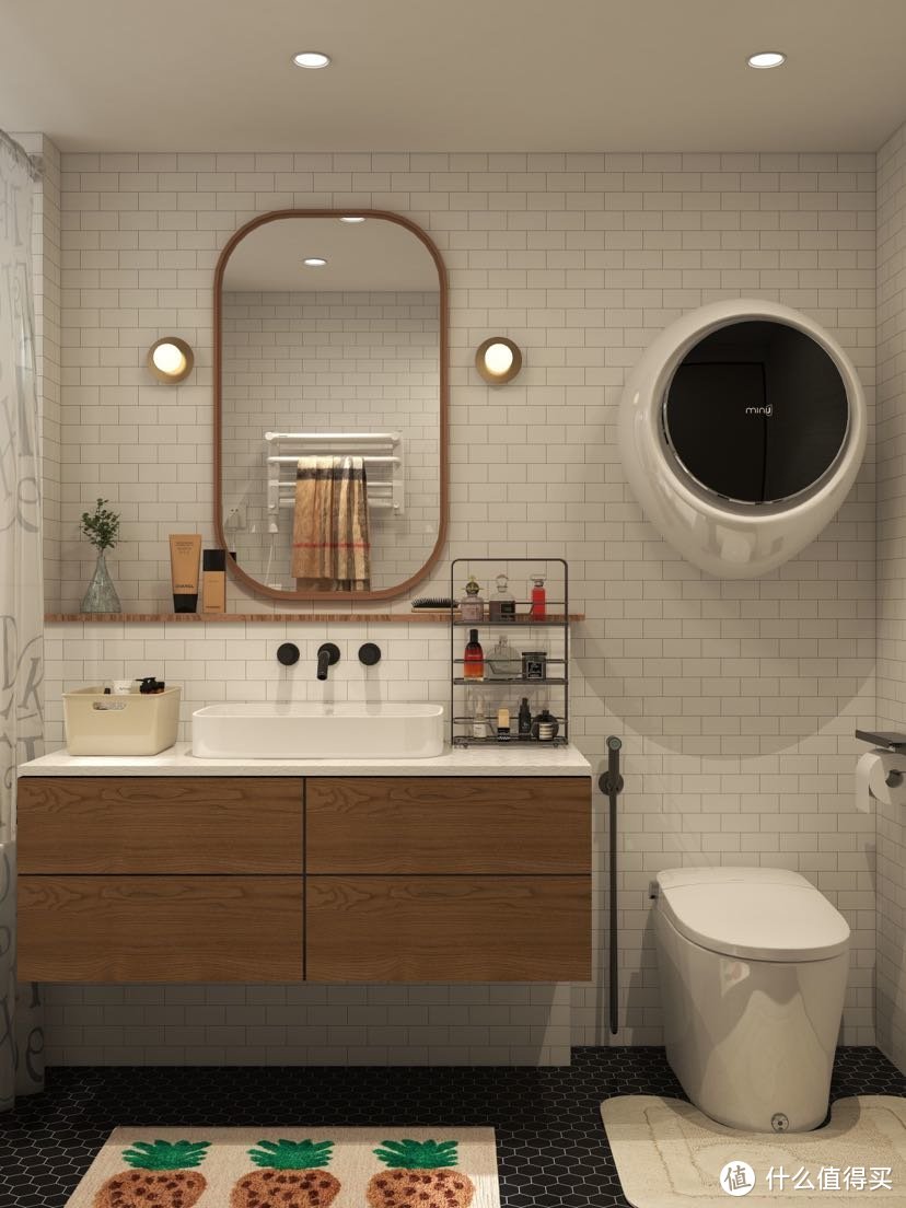 简单布局小户型浴室 挑选智能马桶有讲究！