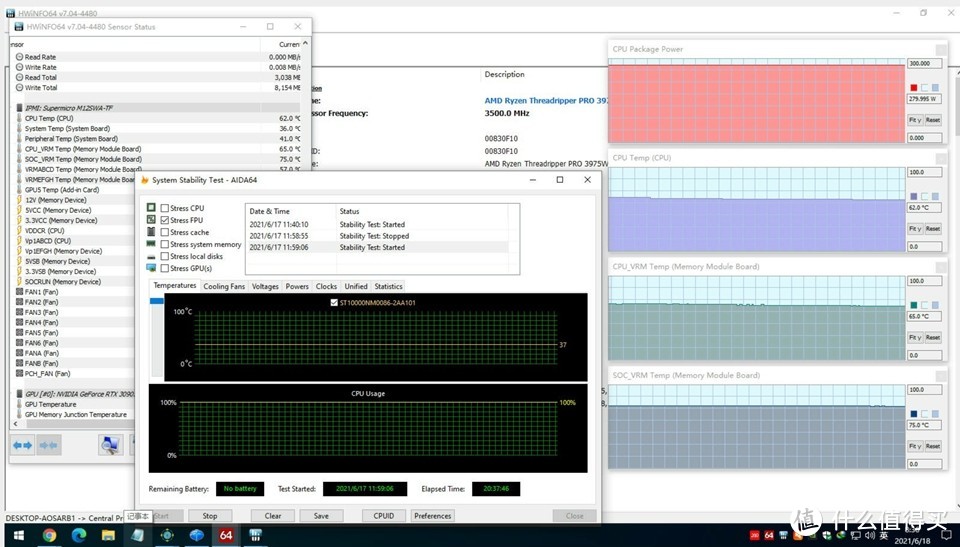 32核AMD TR Pro 3975WX+Supermicro M12SWA-TF评测