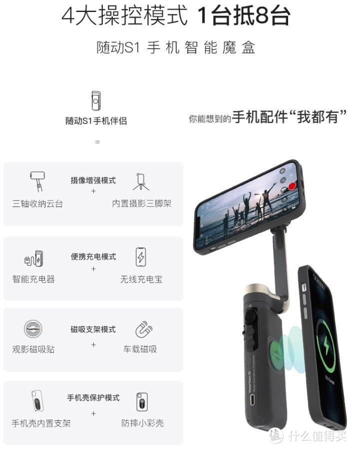 臻迪PowerVision随动S1口袋手机云台全场景评测