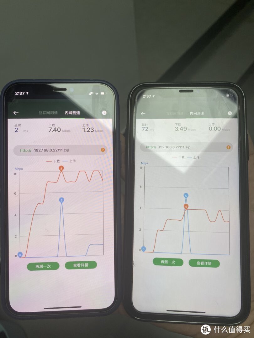 iphone 12与XR,WIFI6与WIFI5测速对比，mesh漫游测试，附周边好物推荐